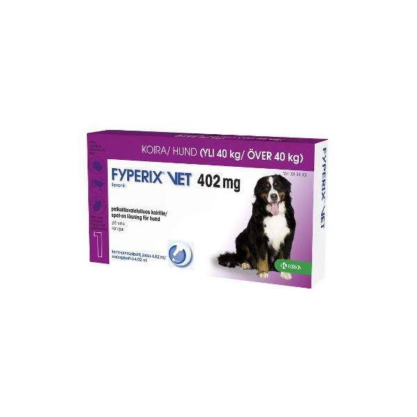 Fyperix vet paikallisvaleluliuos 402 mg 4.02 ml