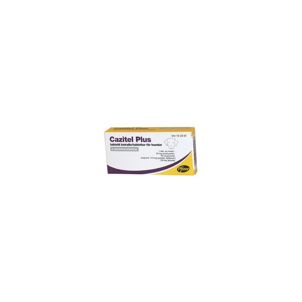 CAZITEL PLUS tabletti 50 mg / 144 mg / 150 mg 2 kpl