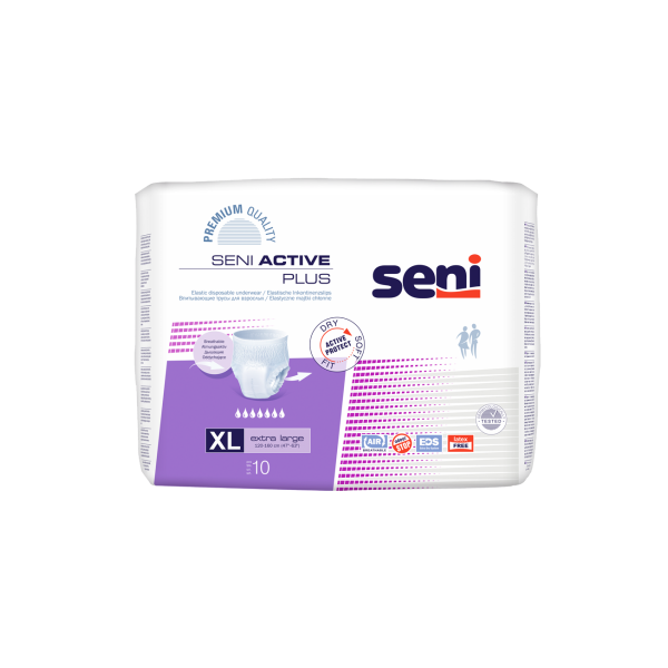 Seni Active Plus housuvaippa XL 10 kpl