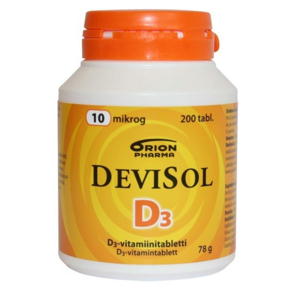DEVISOL 10 MIKROG IMESKELYTABLETTI 200 tabl