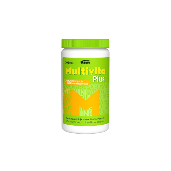 MULTIVITA PLUS MONIVITAMIINI 200 TABL