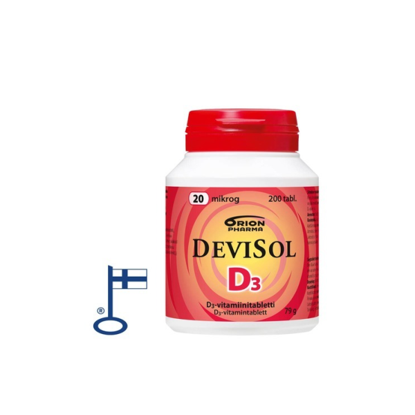 Devisol 20 mikrog imeskelytabletti 200 kpl