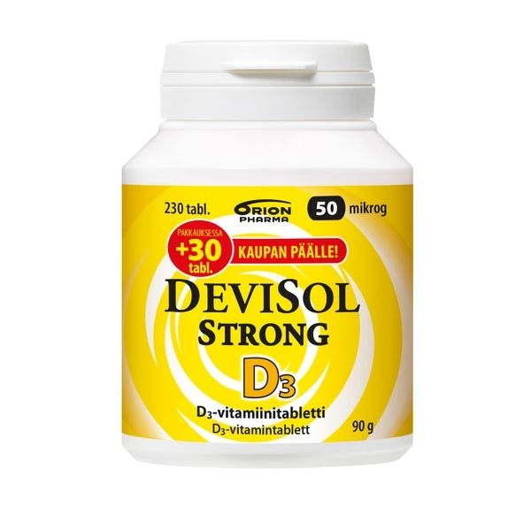 Devisol Strong 50 mikrog imeskelytabl 230 kpl