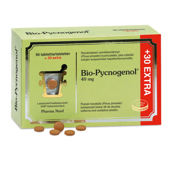 Bio-Pycnogenol 40 mg 120 tablettia