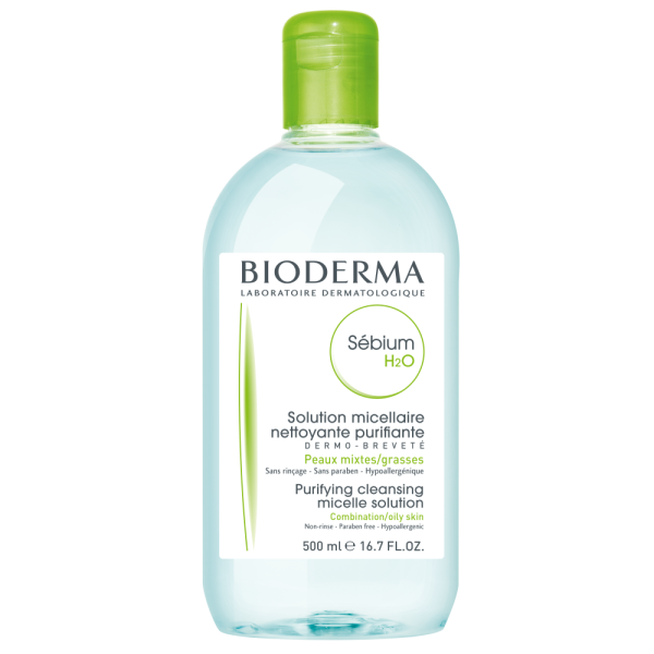 Bioderma Sebium H2O Micellar Water without pump 500 ml