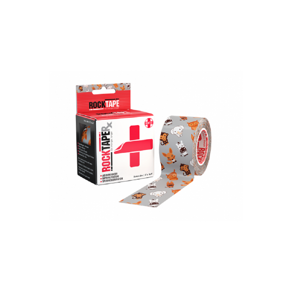 Rocktape RX Kinesioteippi Eläimet 5cmx5m 1 rll