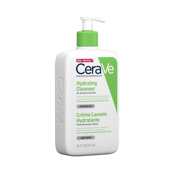 CeraVe Hydrating Cleanser, pumppu 473 ml