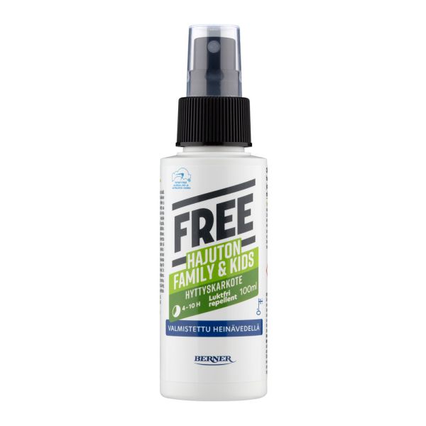 Free Hyttyskarkotesuihke Kids&Family 100 ml