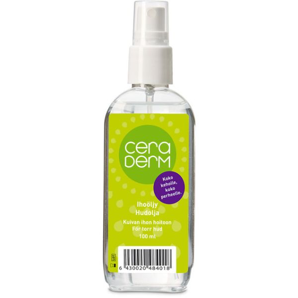 Ceraderm Ihoöljy 100 ml