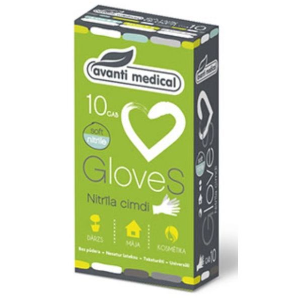 Avanti Medical tutkimuskäsine nitriili L puuteroimaton 10 kpl