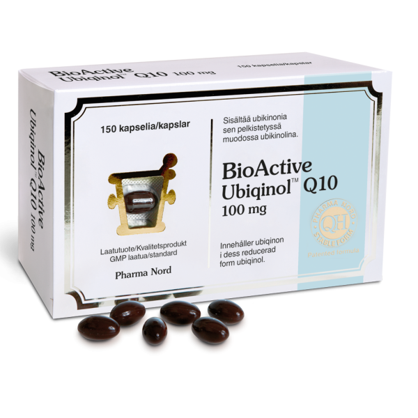 BioActive Ubiqinol Q10 100 mg 150 kaps