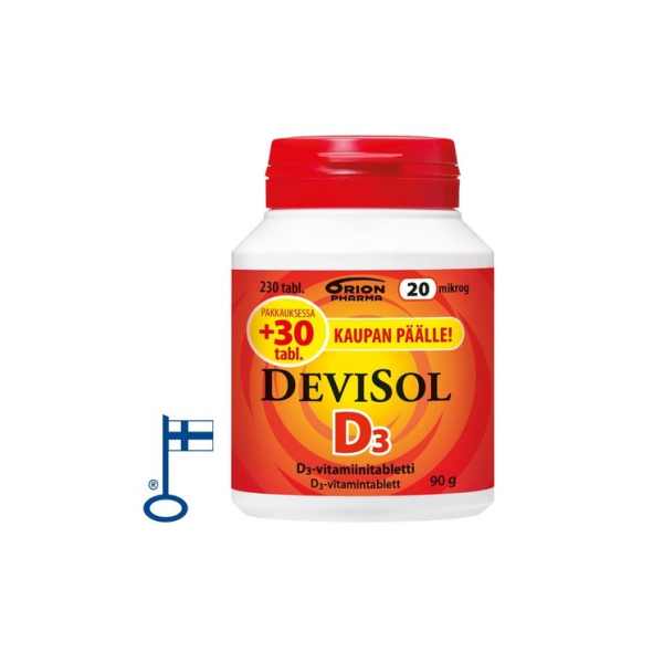 Devisol 20 mikrog imeskelytabletti 230 kpl