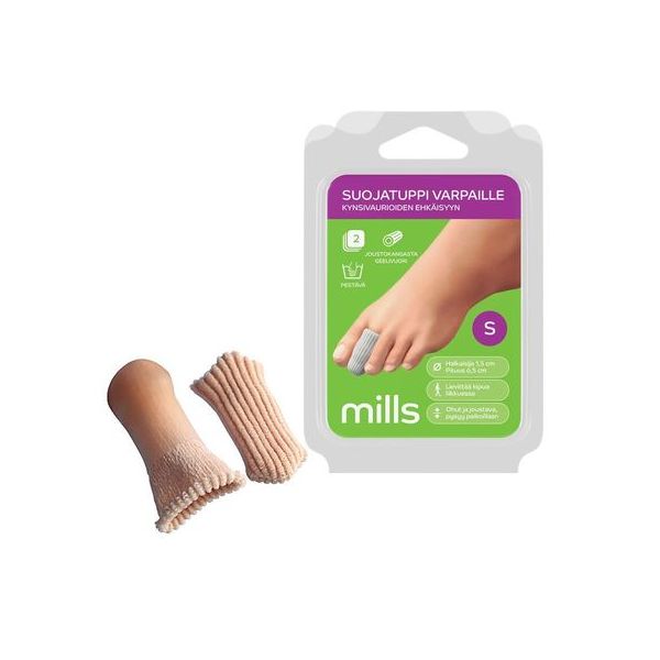 Mills Suojatuppi varpaille, S 2 kpl