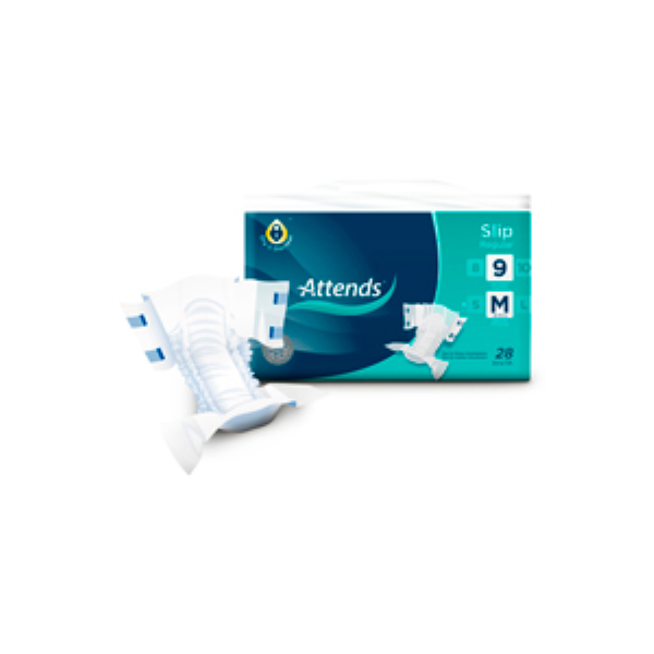 Attends Slip Regular teippivaippa 9 M 28 kpl