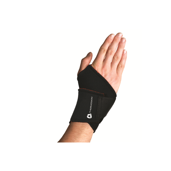 Thermoskin Wrist Wrap Uni 86126 L/XL Black 1 kpl
