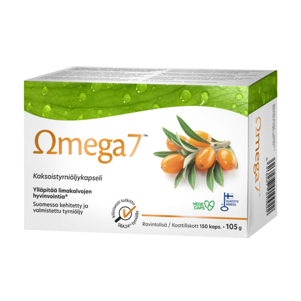 Omega7 Tyrniöljy 150 kaps