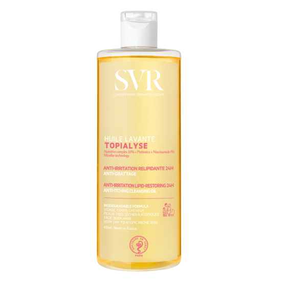 SVR TOPIALYSE HUILE Pesuöljy hajustettu 400 ml