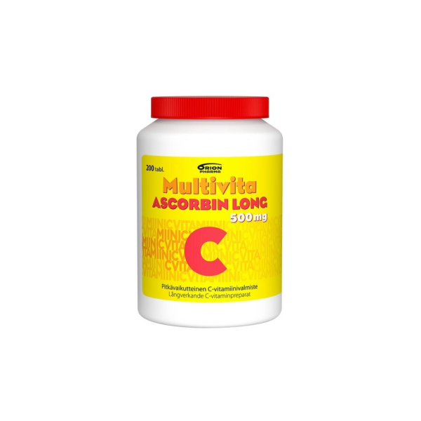 Multivita Ascorbin Long 500 mg 200 tabl