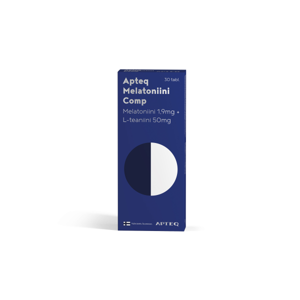 Apteq Melatoniini Comp 1,9 mg 30 tabl