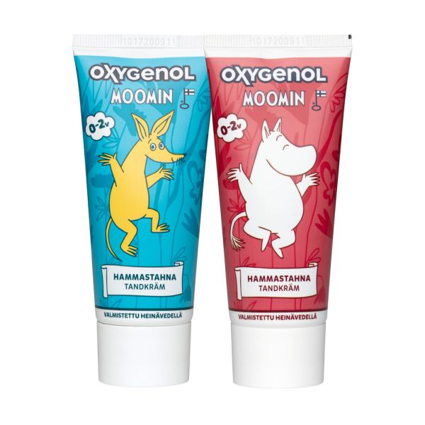 Oxygenol Muumi 0-2v lasten hammastahna 50 ml