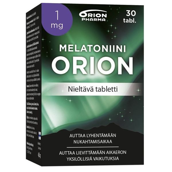 MELATONIINI ORION 1 MG NIELTÄVÄ 30 TABL
