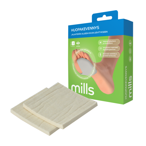 Mills Huopakevennys, 9,5 x 9,5 cm 2 KPL