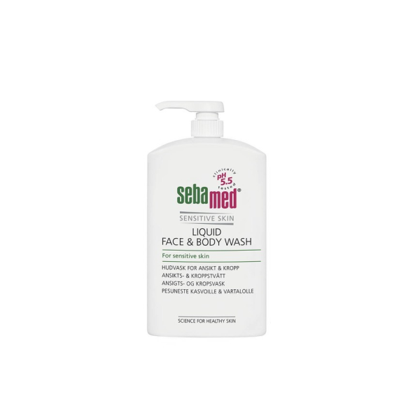 SEBAMED LIQUID FACE&BODY WASH PESUNESTE PUMPPUPULLO 1000 ML