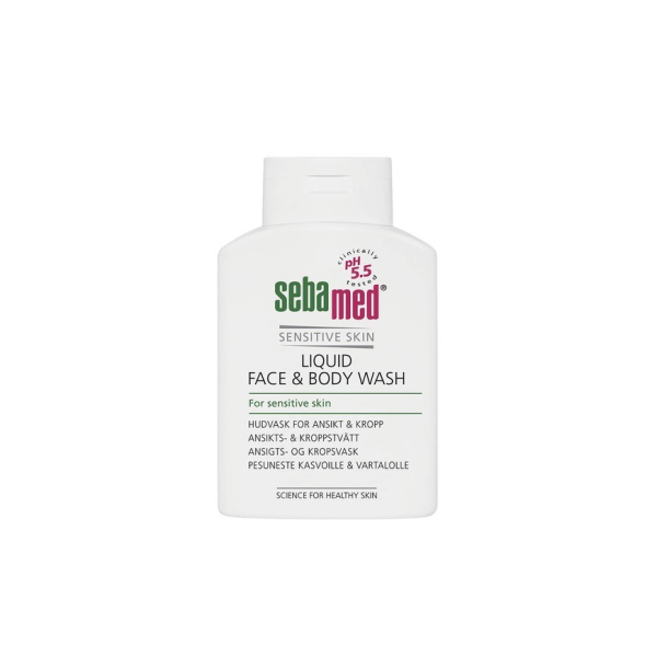 SEBAMED LIQUID FACE&BODY WASH PESUNESTE 200 ML