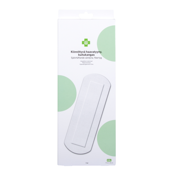 APTEEKKI Kiinnittyvä haavatyyny XXL 10 cm x 30 cm 3 kpl/rasia