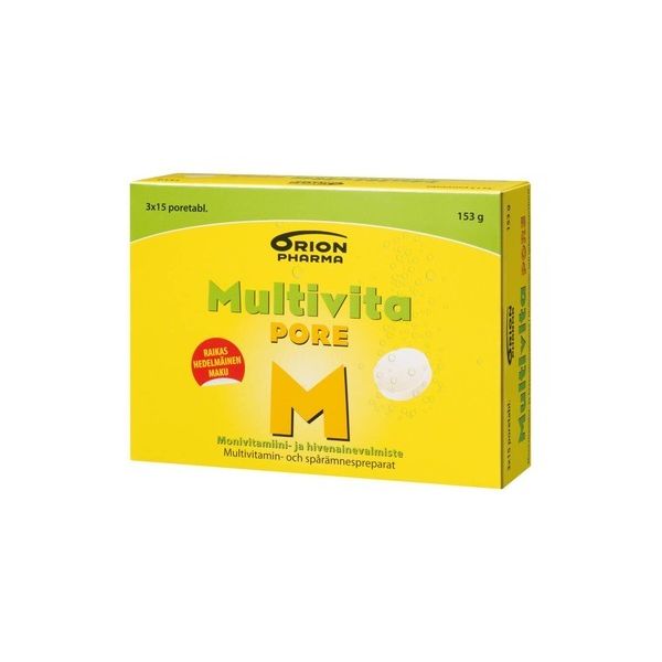 Multivita Pore monivitamiini 45 poretabl