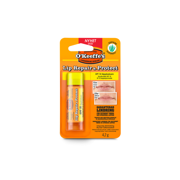 O Keeffes Lip Repair Protect & SPF 15 4,2 g