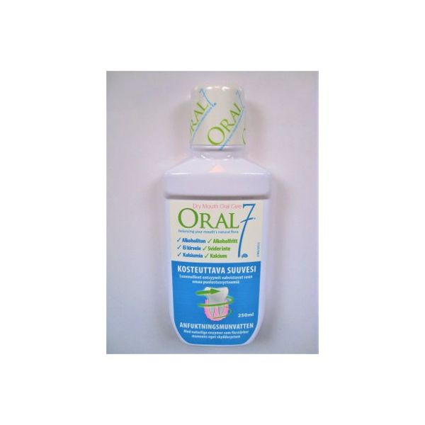 Oral7 kosteuttava entsyymisuuvesi 250 ml