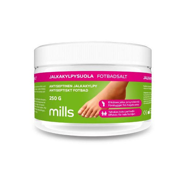 Mills Jalkakylpysuola, antiseptinen 250 g