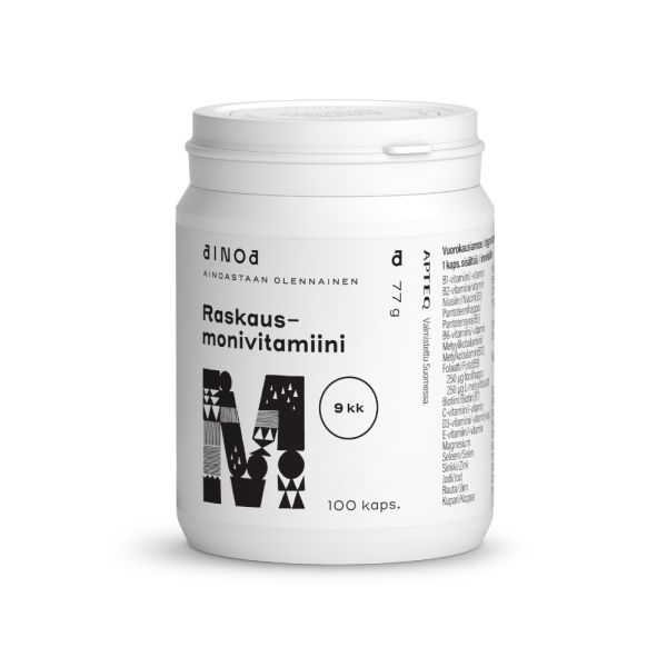 Ainoa Raskausmonivitamiini 100 kaps