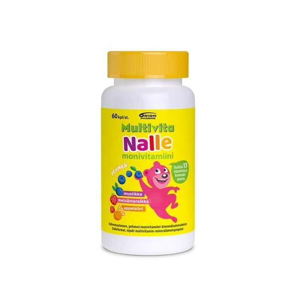 Multivita Nalle monivitamiini 60 tabl