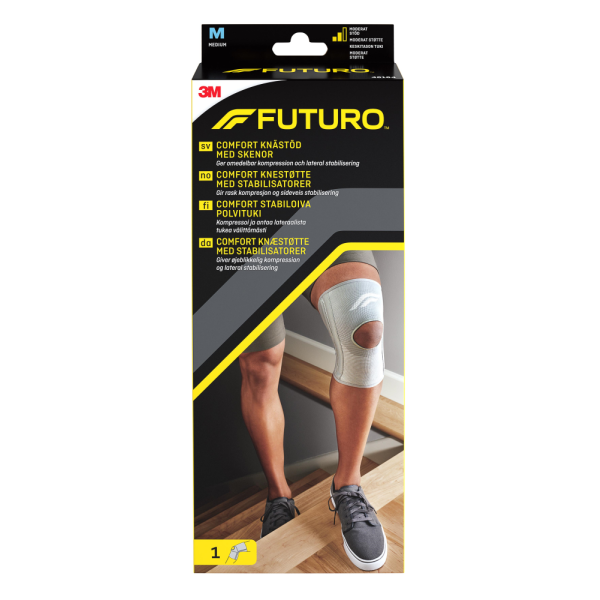 FUTURO Stabiloiva polvituki sivutuilla M-koko 1 kpl