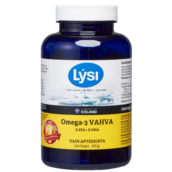 Lysi Omega-3 Vahva 120 kaps
