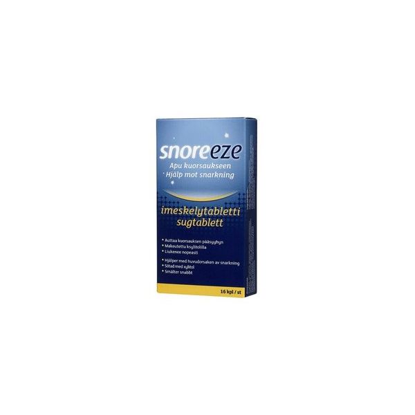 Snoreeze imeskelytabletti 16 kpl