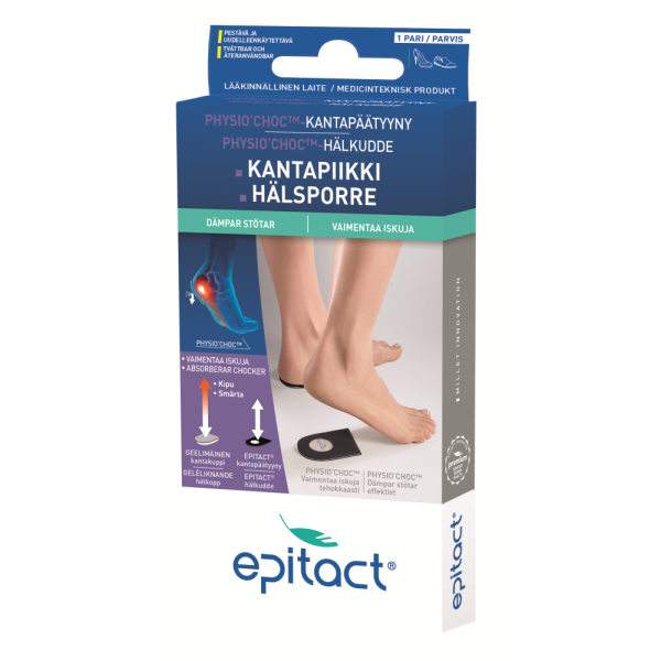 Epitact Physio Choc-kantapäätyyny S 2 kpl