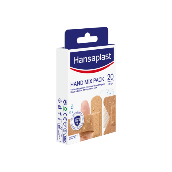 Hansaplast Hand Mix pack 20 kpl
