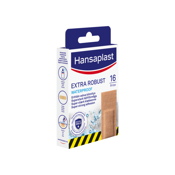 Hansaplast Extra Tough laastari (me 10) 16 kpl