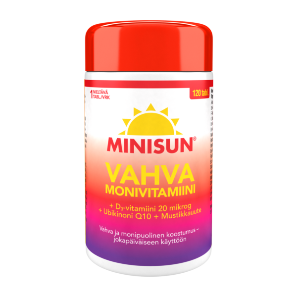 Minisun monivitamiini Vahva 120 tabl