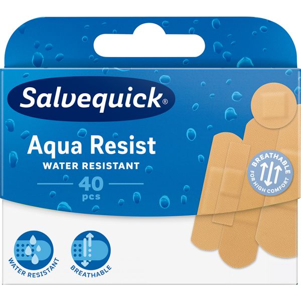 Salvequick Aqua Resist muovilaastari 40 kpl