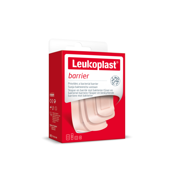 LEUKOPLAST BARRIER LAASTARIVALIKOIMA 22X72 MM, 38X63 MM, 38X38 MM 1 KPL