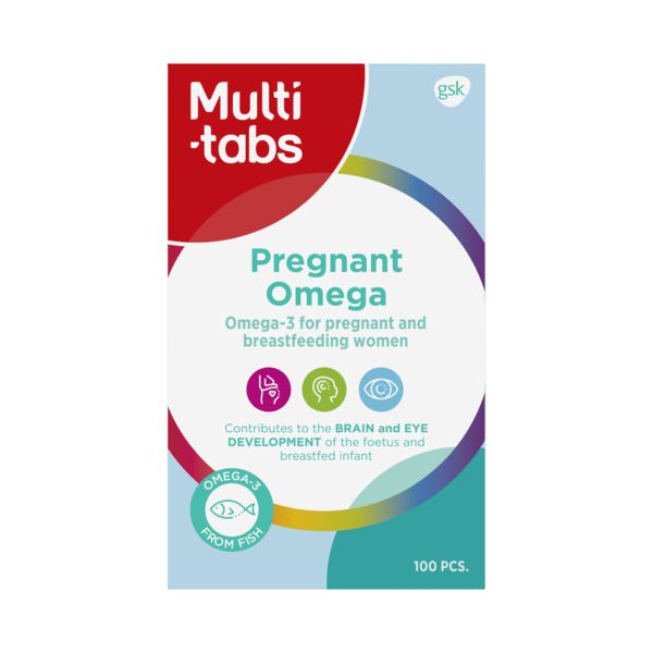 Multi-tabs Raskaus Omega 100 kaps
