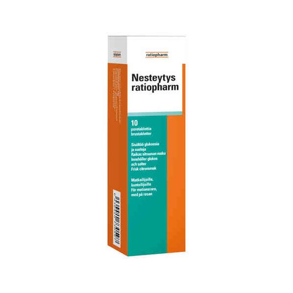 Nesteytys ratiopharm 10 poretablettia