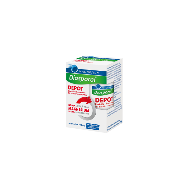 Diasporal Magnesium DEPOT +B-vit Complex 30 kpl