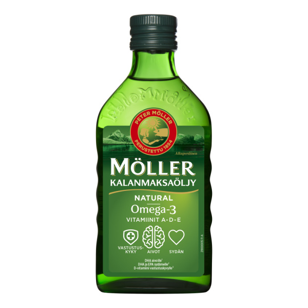 MÖLLER KALANMAKSAÖLJY 1X250 ML  RAVINTOLISÄ