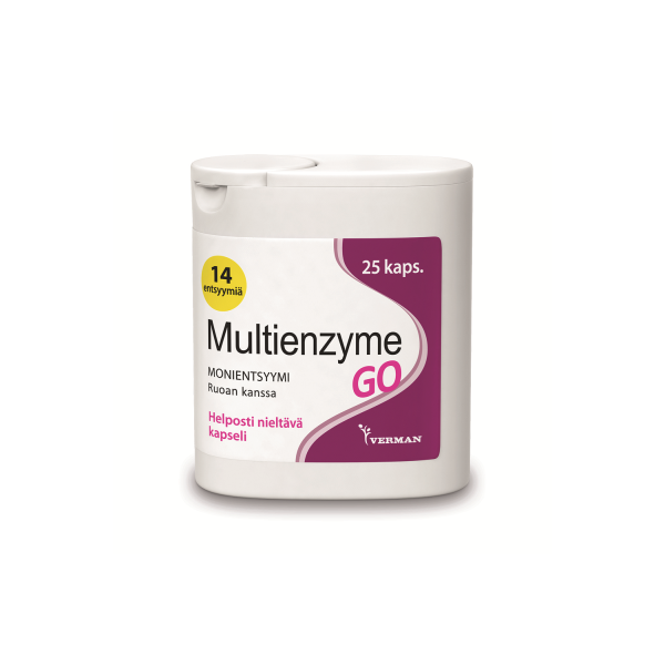 Multienzyme GO 25 kapselia