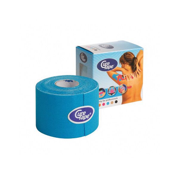 Curetape kinesiologinen teippi sininen 5m x 5 cm 1 KPL